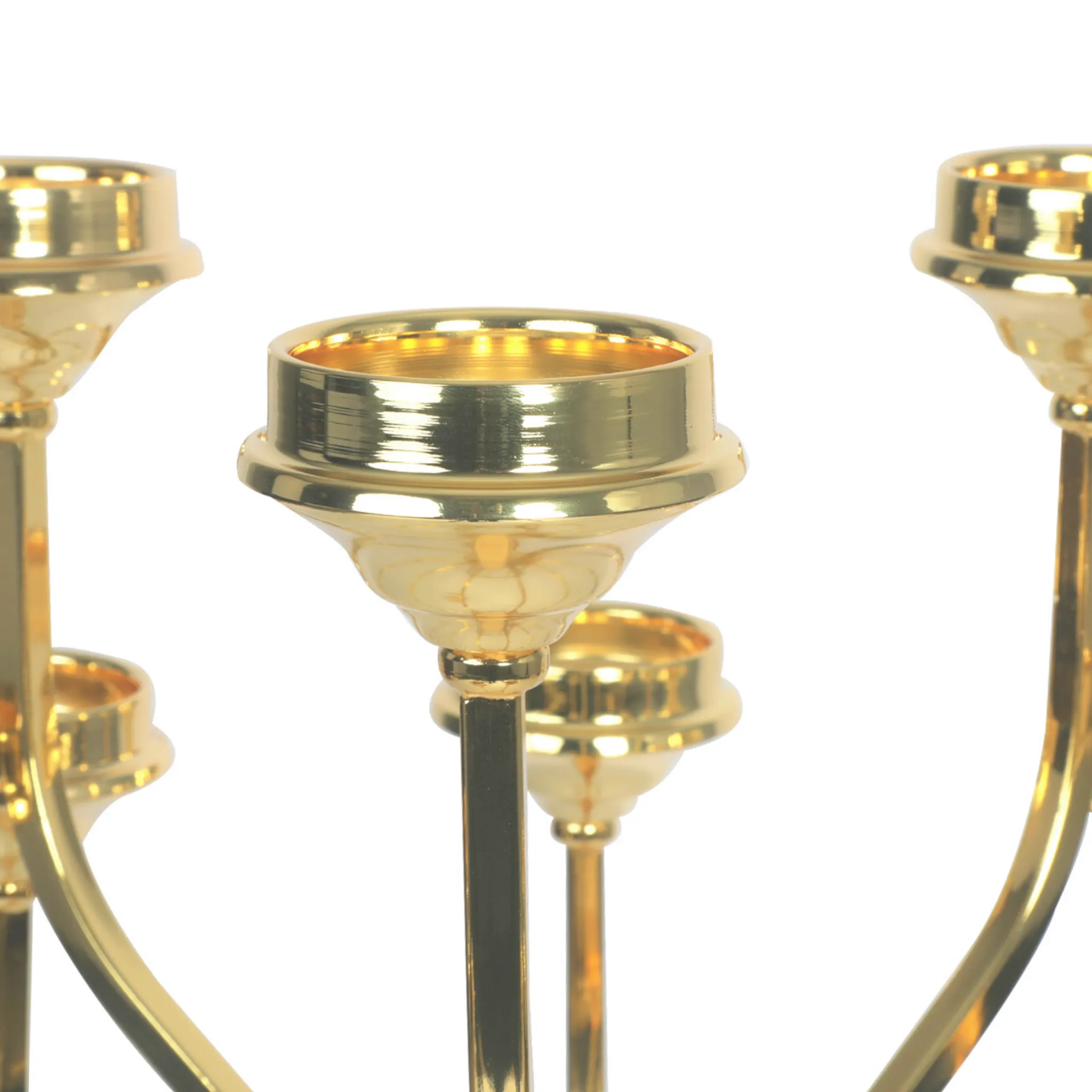 12 Arms Candle Holder Wedding Candelabra Table Centerpiece 48"H - Gold