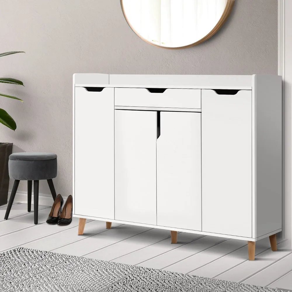 120cm White Drawer Organizer Cupboard