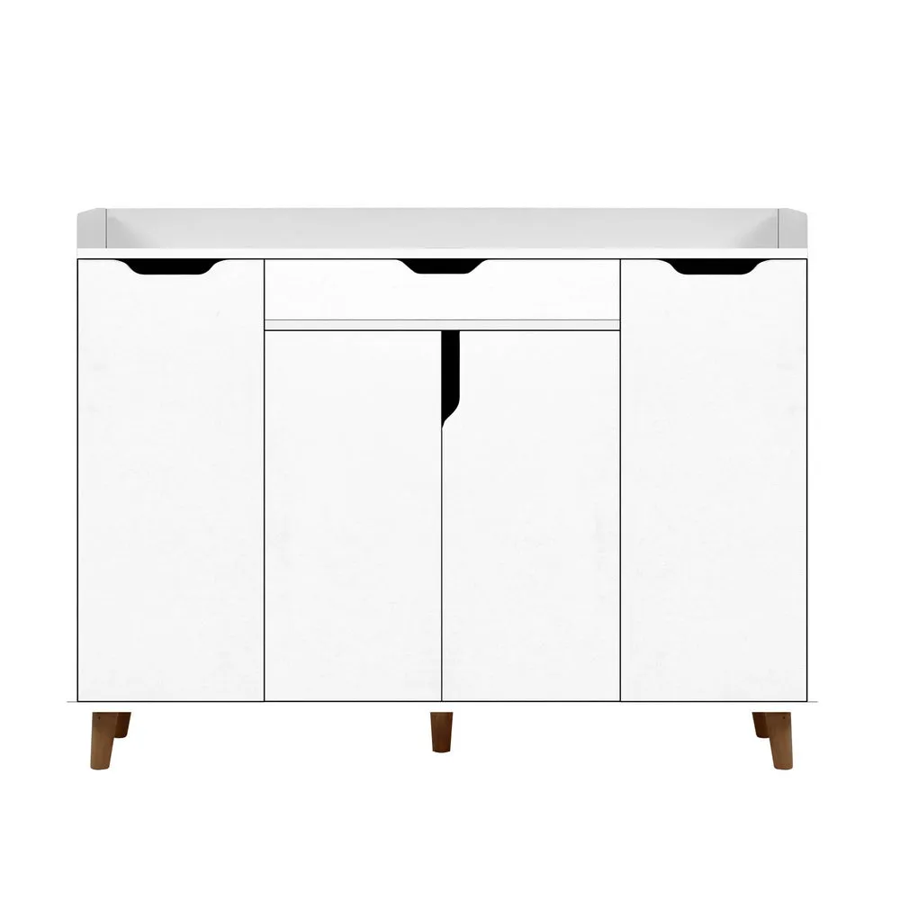 120cm White Drawer Organizer Cupboard