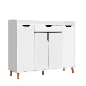 120cm White Drawer Organizer Cupboard