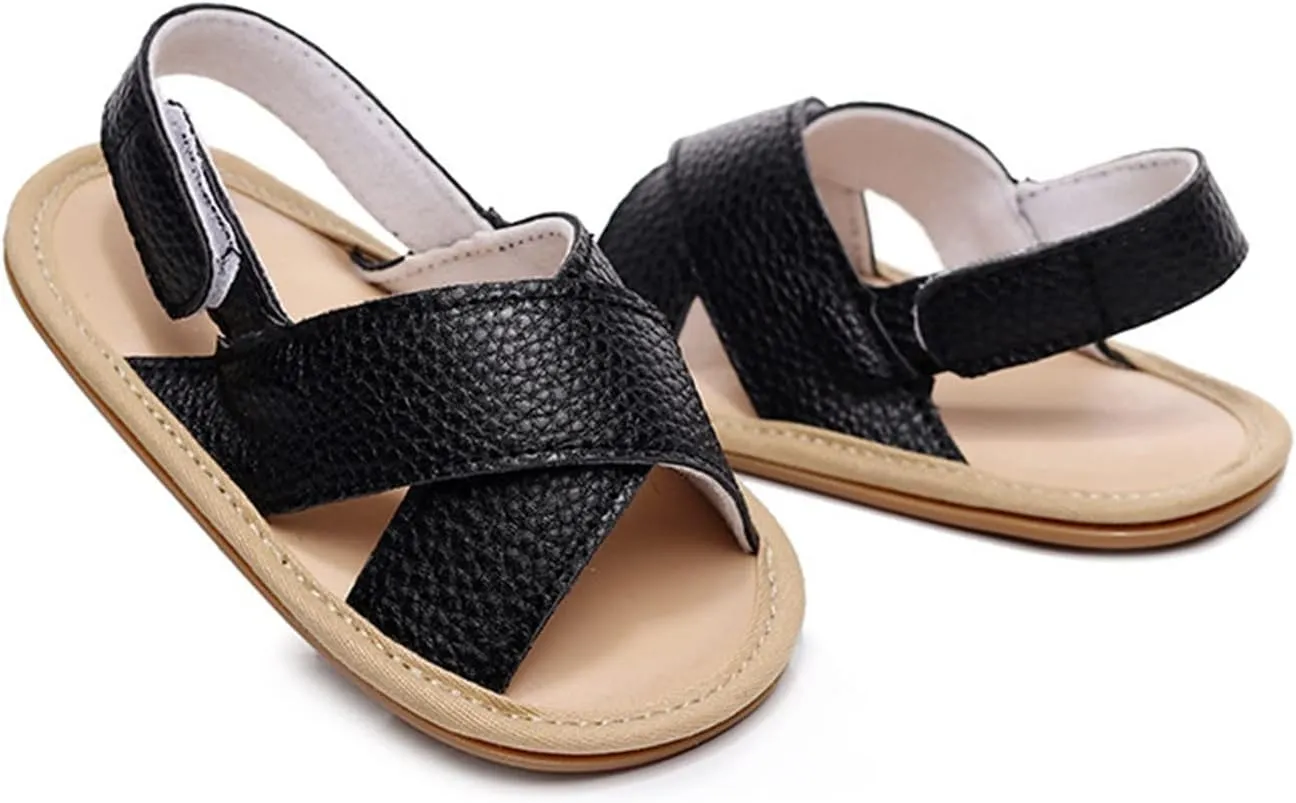 4 Month Booties Infant Boys Girls Open Toe Solid Shoes First Walkers Shoes Summer Toddler Flat Socks Slippers Baby