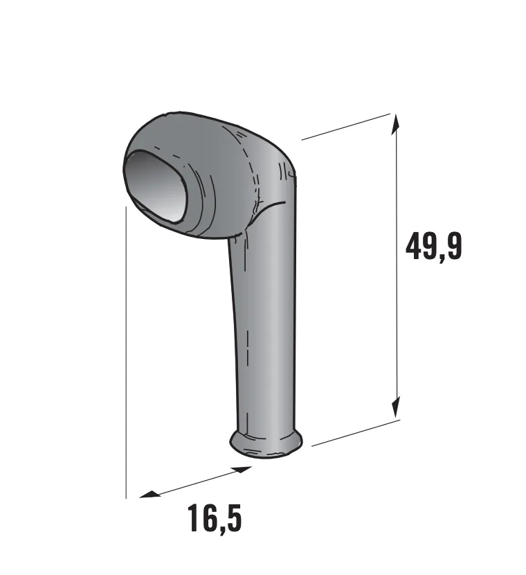 Angled Waterproof Boot Covers for 2 Way SuperSeal Connectors