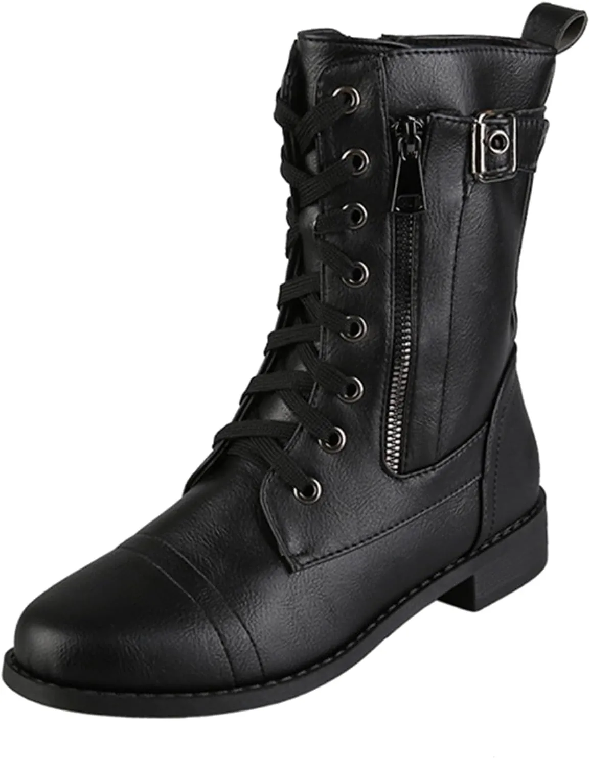 Ankle Boots for Women Fall Booties for Women 2024 Women's Flat Ankle Boots Womens Bootie with Heel Keep Warm Flat Bottom Closed Toe Wide Fit Available