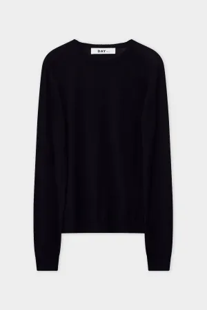 Annabelle Black Merino Top