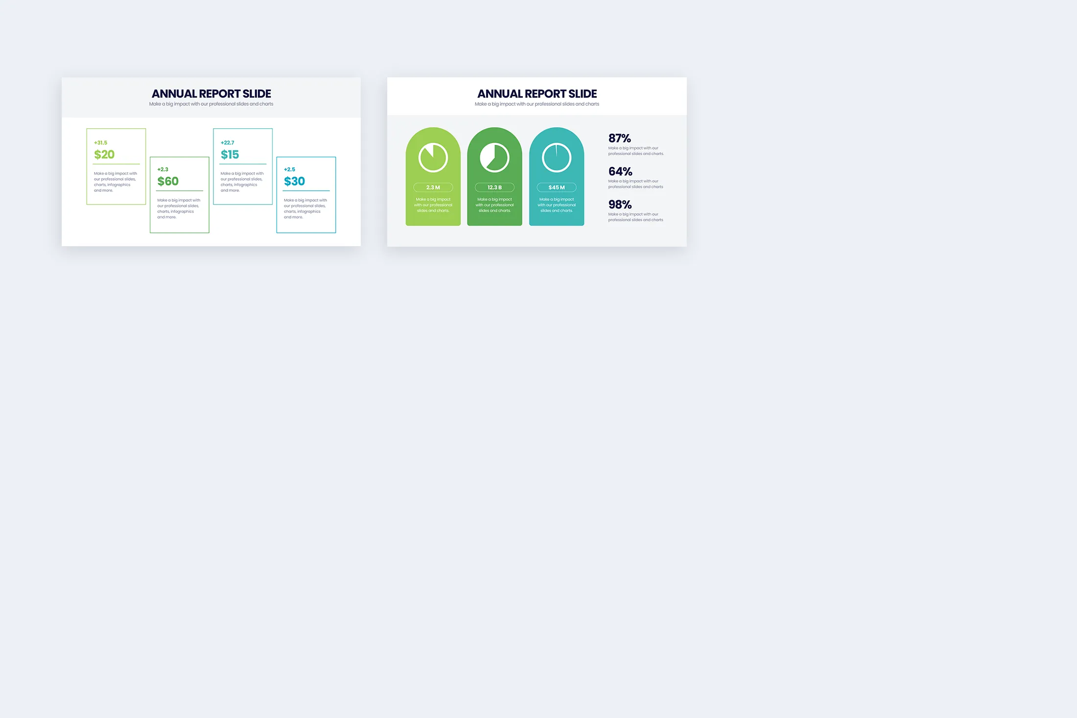 Annual Report Keynote Infographic Template