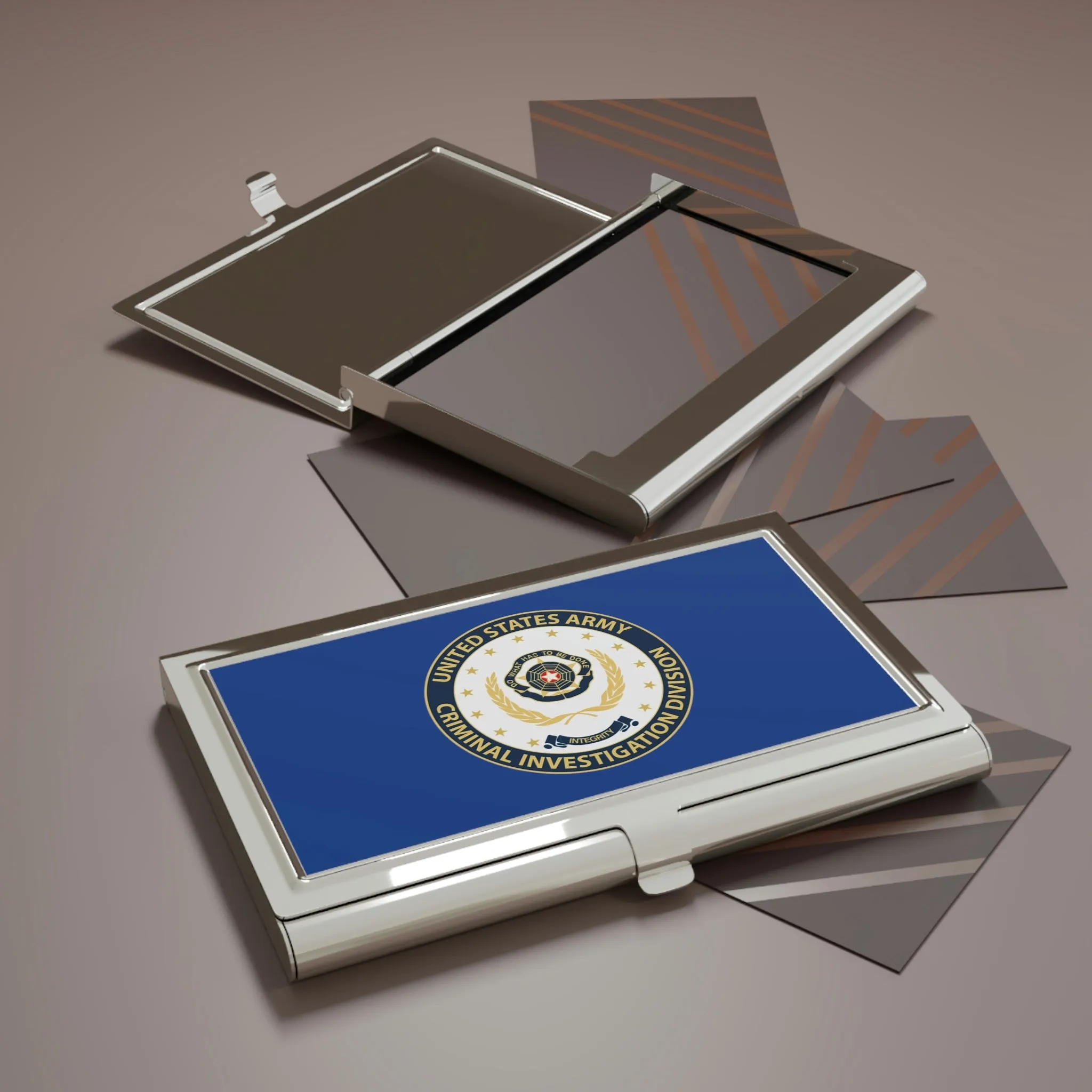 Army CID Seal - Business Card Holder