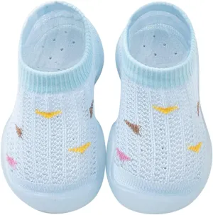 Baby Boy Shoes Infant Boys Girls Socks Shoes Toddler Breathable Mesh The Floor Socks Non Slip Prewalker Shoes Gift B