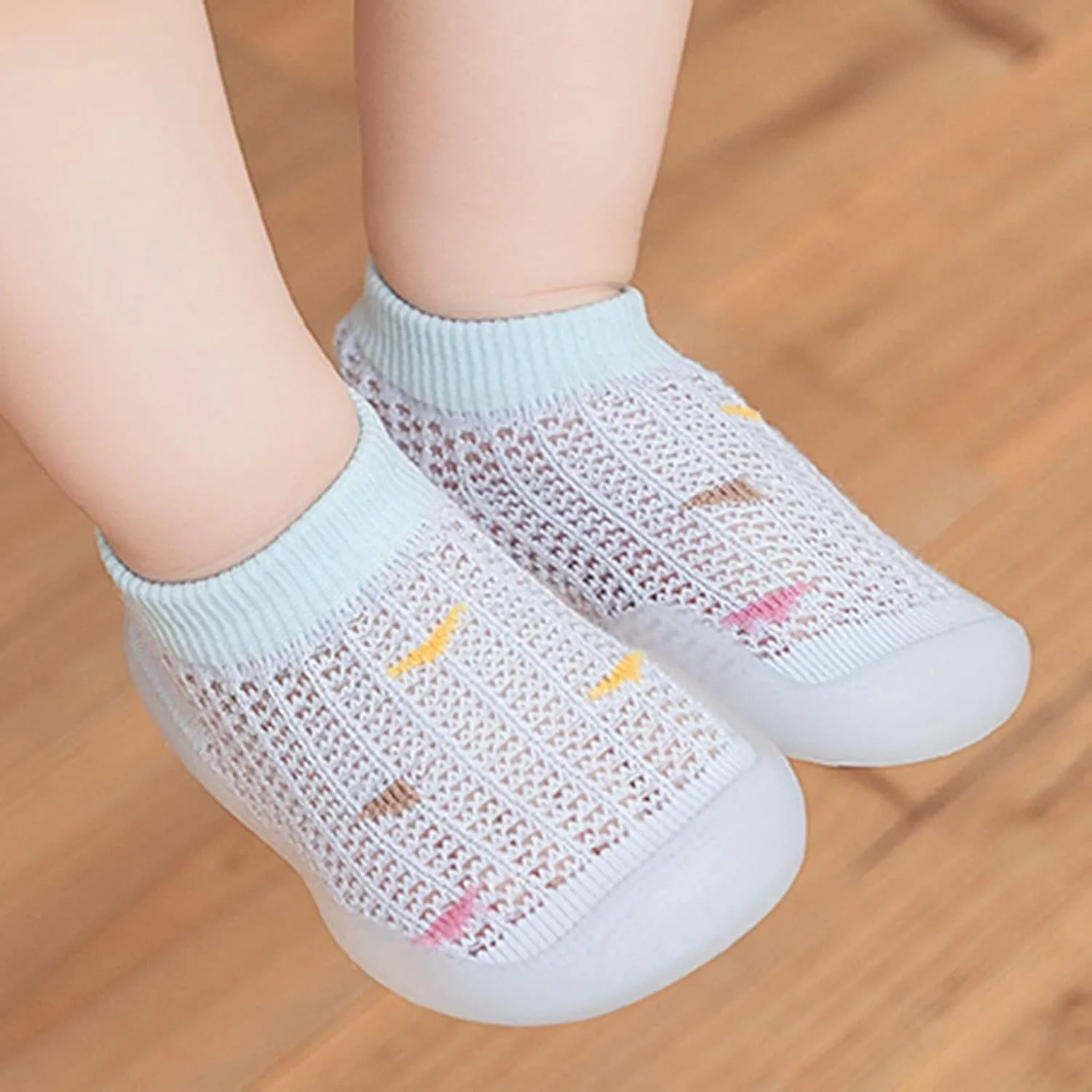 Baby Boy Shoes Infant Boys Girls Socks Shoes Toddler Breathable Mesh The Floor Socks Non Slip Prewalker Shoes Gift B