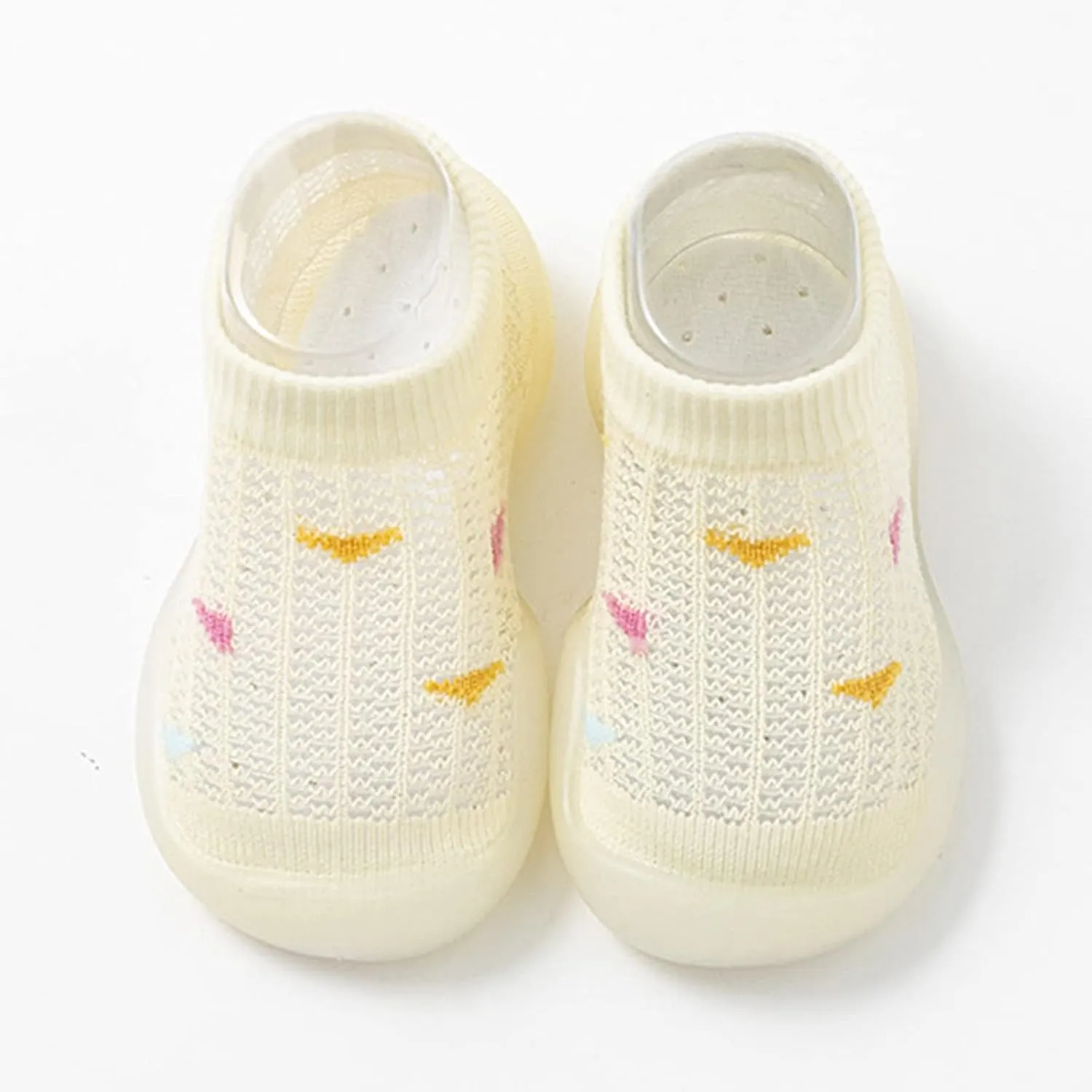 Baby Boy Shoes Infant Boys Girls Socks Shoes Toddler Breathable Mesh The Floor Socks Non Slip Prewalker Shoes Gift B