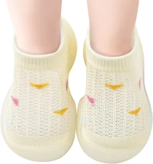 Baby Boy Shoes Infant Boys Girls Socks Shoes Toddler Breathable Mesh The Floor Socks Non Slip Prewalker Shoes Gift B