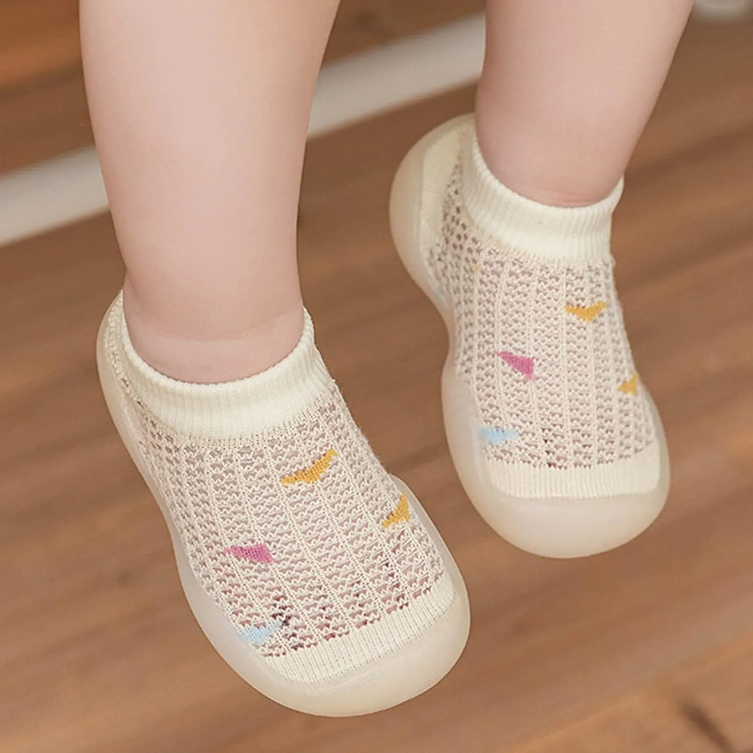 Baby Boy Shoes Infant Boys Girls Socks Shoes Toddler Breathable Mesh The Floor Socks Non Slip Prewalker Shoes Gift B
