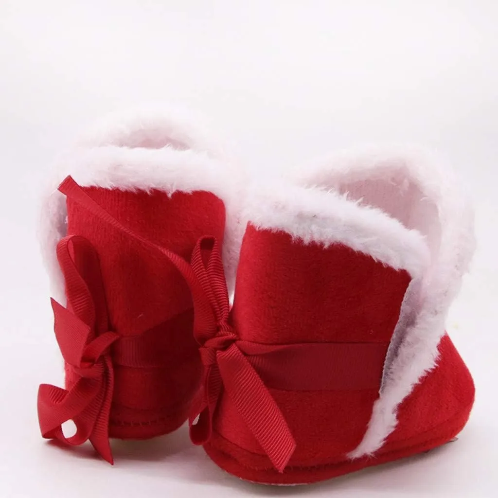 Baby Girl Shoes Prewalker Baby Snow Warm Girls Winter Toddler Infant Boys Shoes -Slip Boots Baby Shoes Cute