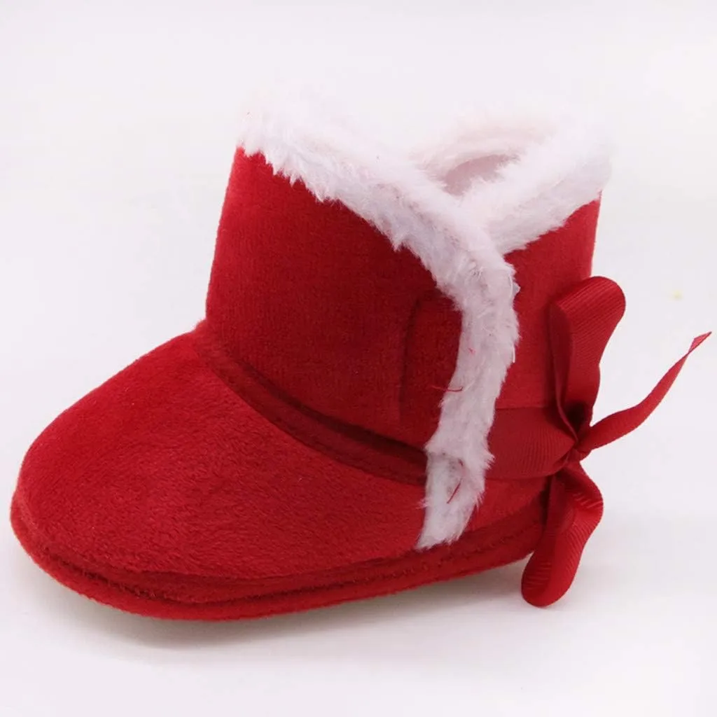 Baby Girl Shoes Prewalker Baby Snow Warm Girls Winter Toddler Infant Boys Shoes -Slip Boots Baby Shoes Cute