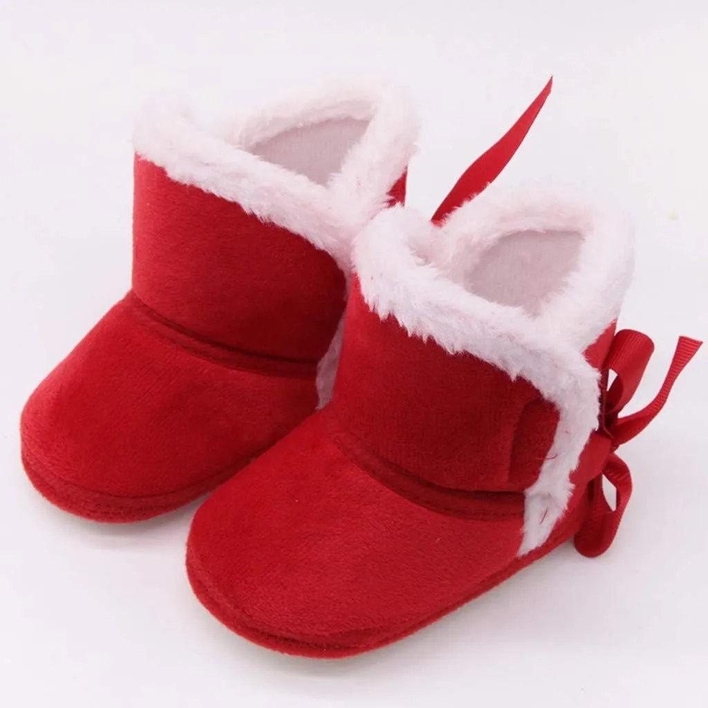 Baby Girl Shoes Prewalker Baby Snow Warm Girls Winter Toddler Infant Boys Shoes -Slip Boots Baby Shoes Cute