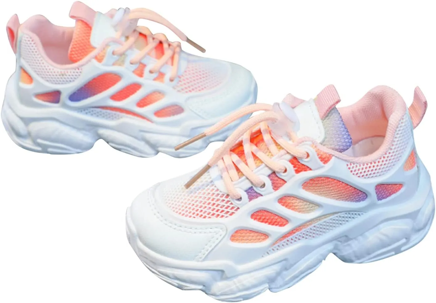 Baby Toddler Infant Mesh Sneaker Lace-Up Lightweight Breathable Sport Shoes Newborn Outdoor First Walking Non Slip Shoes