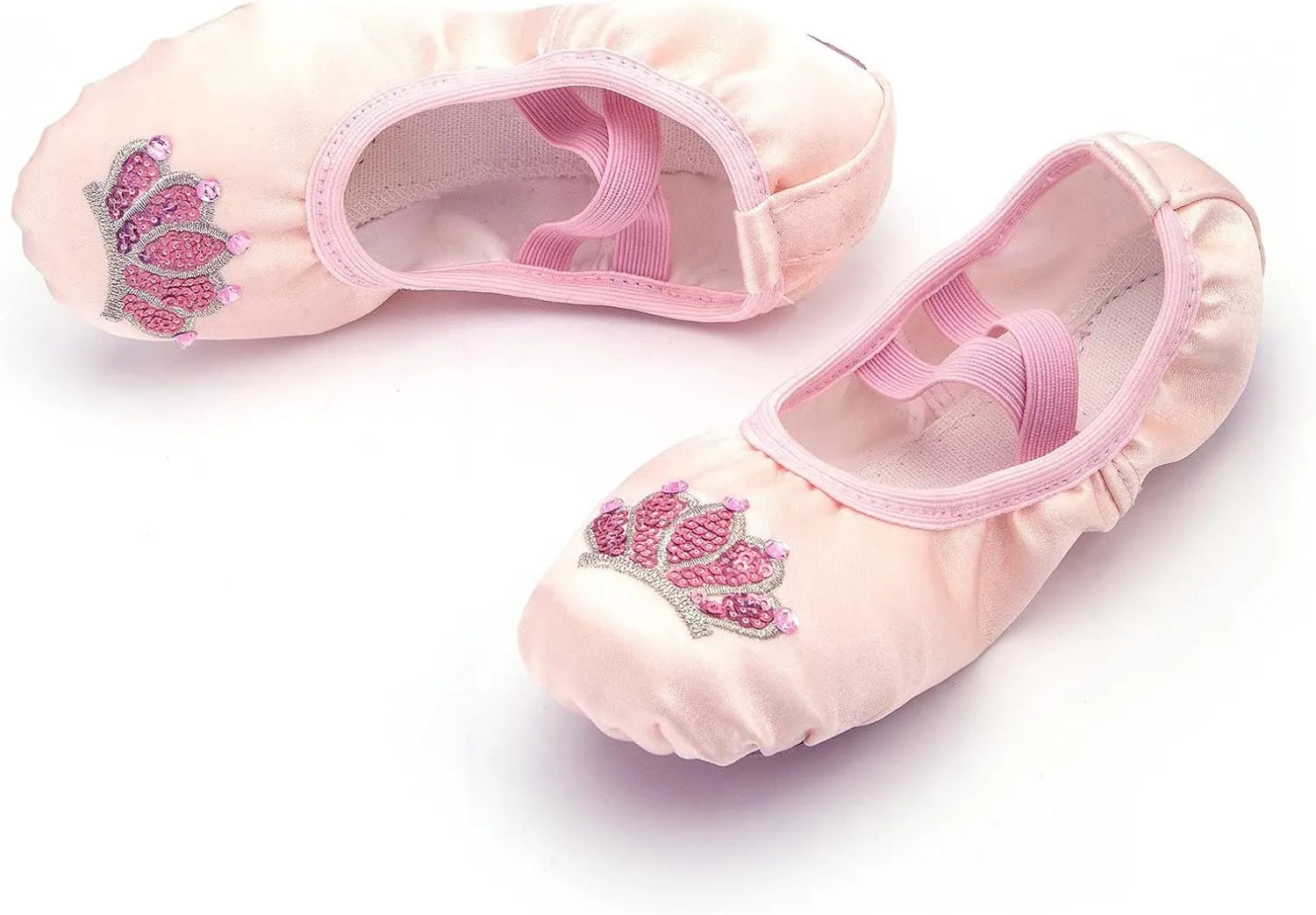 Ballet Shoes for Girls Dance Practic Slippers for Girls No-Tie Sole Yoga Shoes Toddler Ballet Ballerina Shoes Toddler