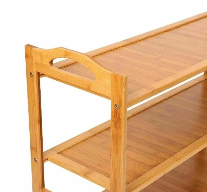 Bamboo Shoe Rack 4 Tier