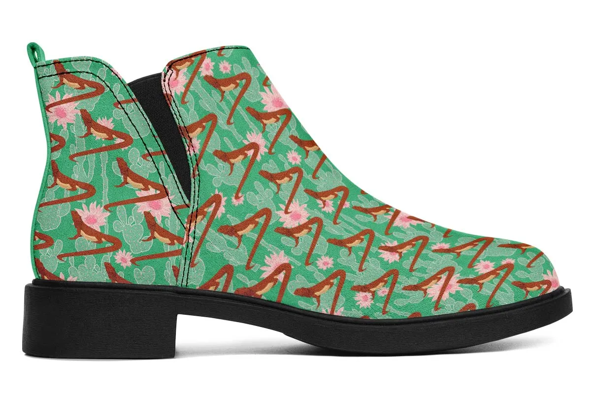 Bearded Dragon Pattern Neat Vibe Boots