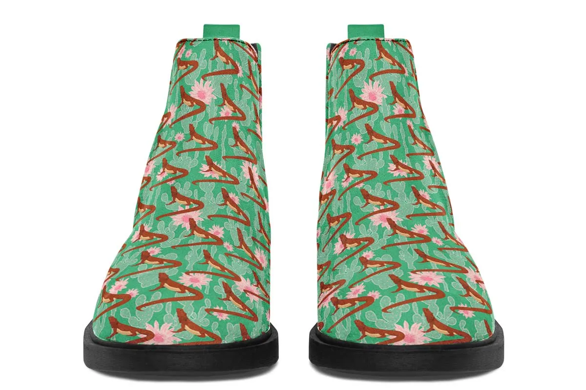 Bearded Dragon Pattern Neat Vibe Boots