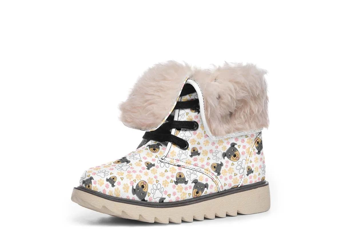 Beauceron Puppy Pattern Polar Vibe Boots