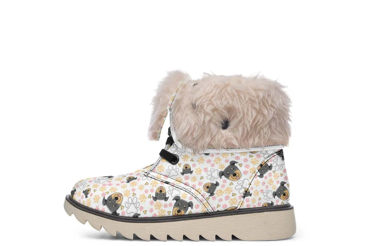 Beauceron Puppy Pattern Polar Vibe Boots