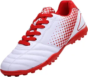 Big Kids' Soccer Shoes Low Top Unisex Running Training Sneakers Lightweight Breathable Outdoor Football Sneaker