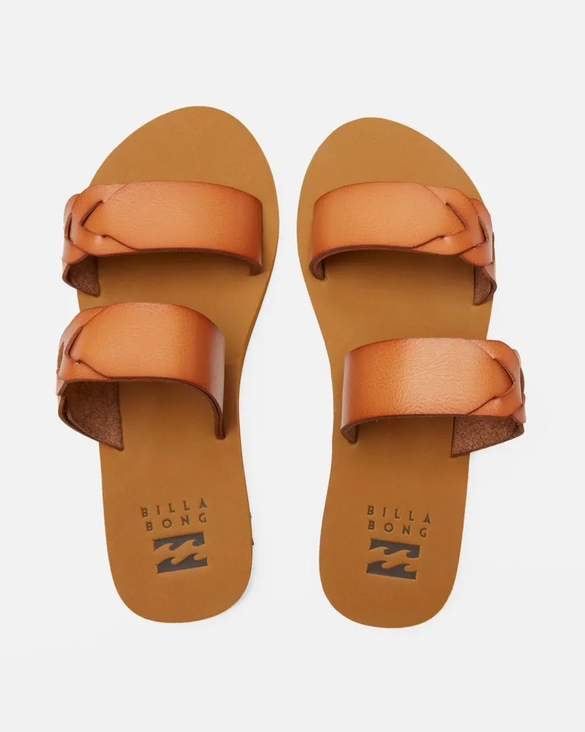Billabong "Masey" Women's Slide Sandals - Tan