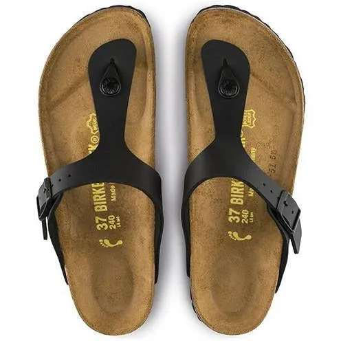 Birkenstock Gizeh Black Birko-Flor (Narrow)