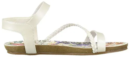 Blowfish Malibu Girls Goya-k Sandal, pearl rosegold dyecut polyurethane, 13 M US little kid