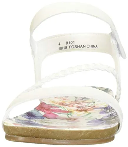 Blowfish Malibu Girls Goya-k Sandal, pearl rosegold dyecut polyurethane, 13 M US little kid