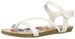 Blowfish Malibu Girls Goya-k Sandal, pearl rosegold dyecut polyurethane, 13 M US little kid