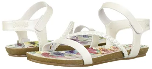 Blowfish Malibu Girls Goya-k Sandal, pearl rosegold dyecut polyurethane, 13 M US little kid