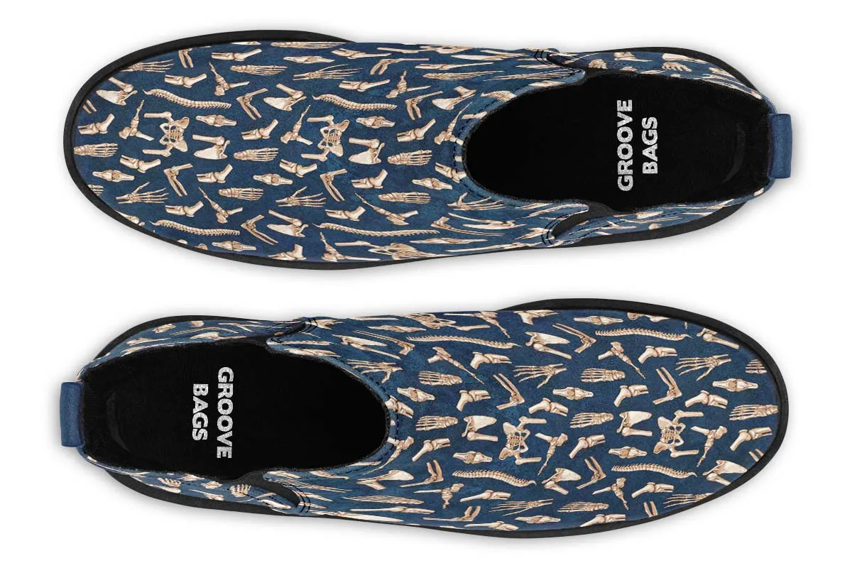Bone Pattern Neat Vibe Boots
