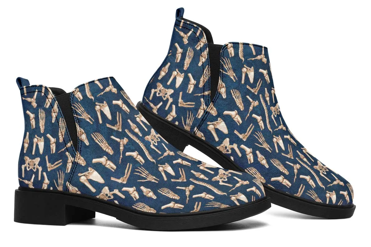 Bone Pattern Neat Vibe Boots