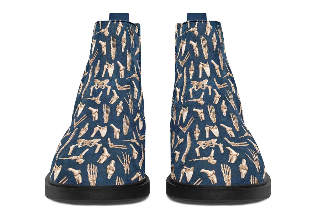 Bone Pattern Neat Vibe Boots