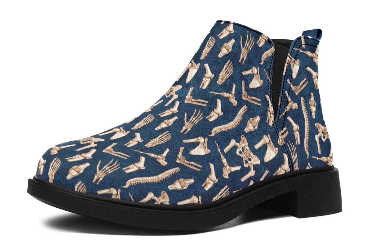Bone Pattern Neat Vibe Boots