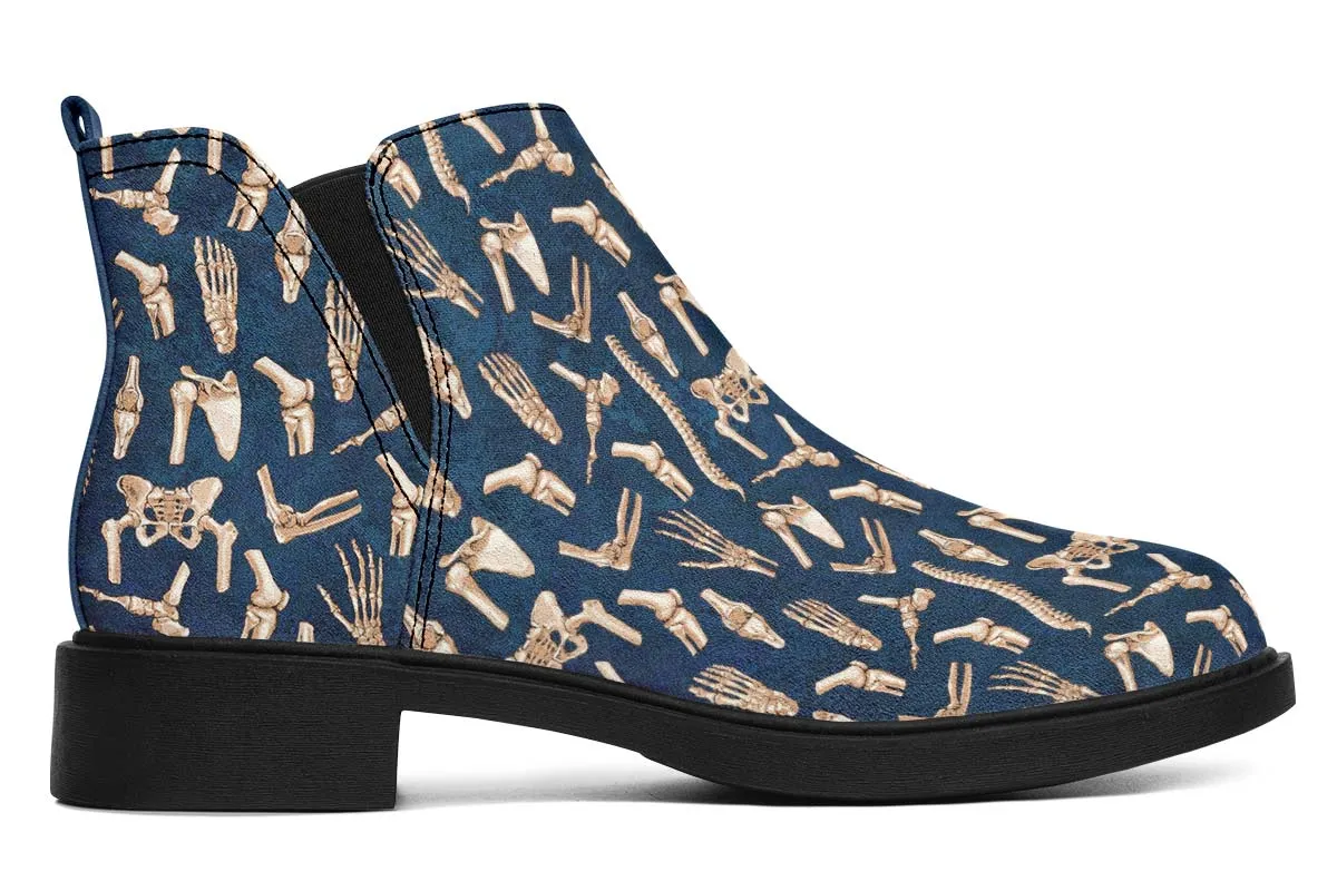 Bone Pattern Neat Vibe Boots