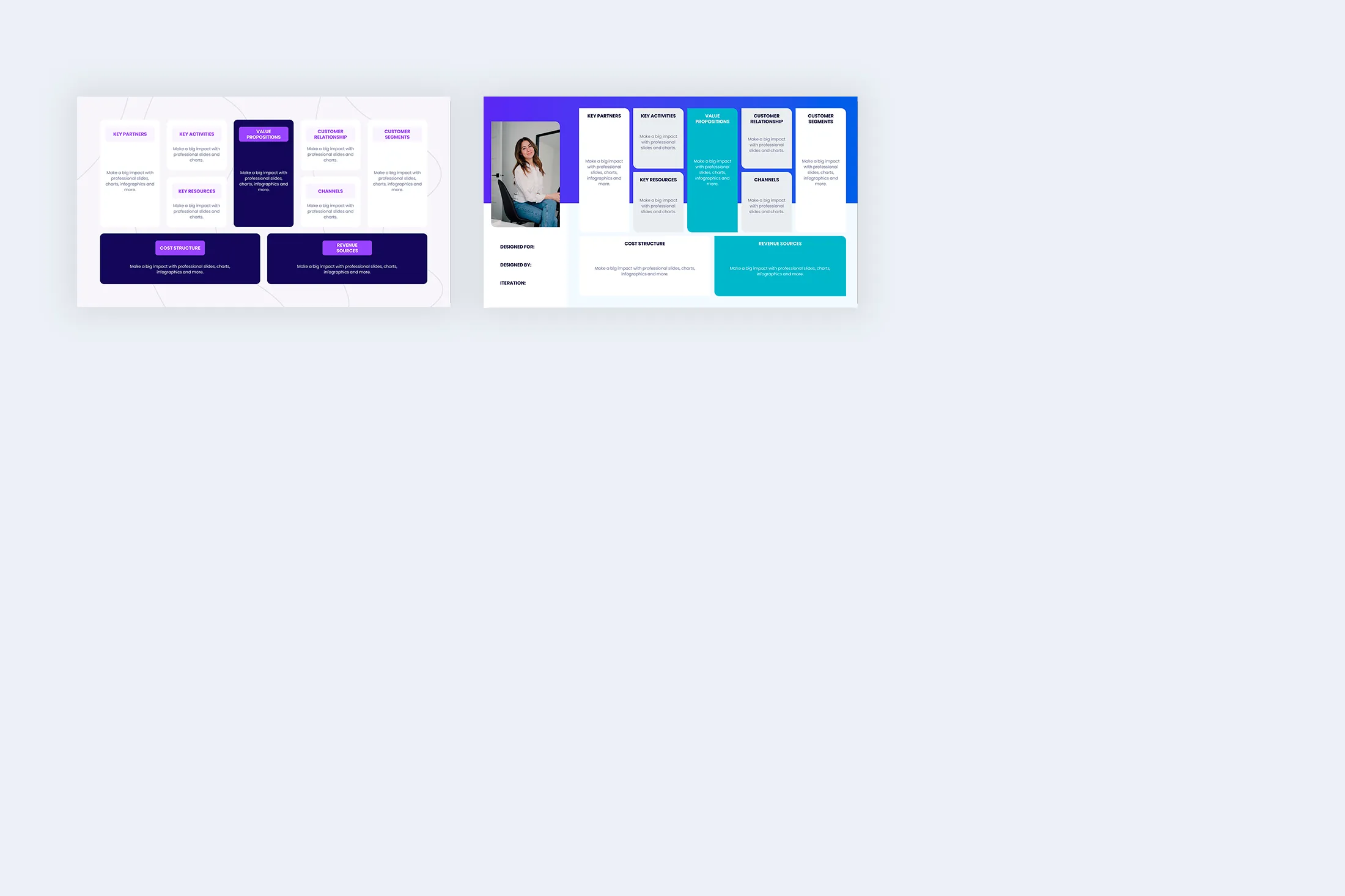 Business Model Canvas Illustrator Template