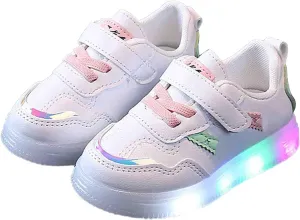 Children's Light Up Shoes Kid Luminous Flashing Casual Shoes Toddler Non Slip Running Shoes Infant Walking Shoes
