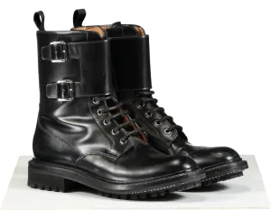 Church's Black Leather Combat Boots UK 3.5 EU 36.5 👠