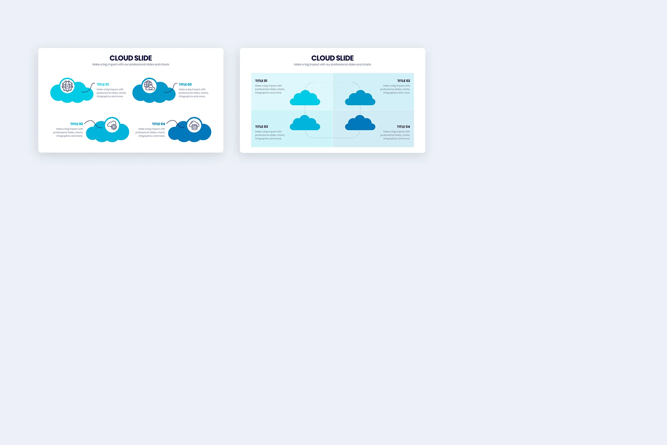 Cloud Illustrator Infographic Template