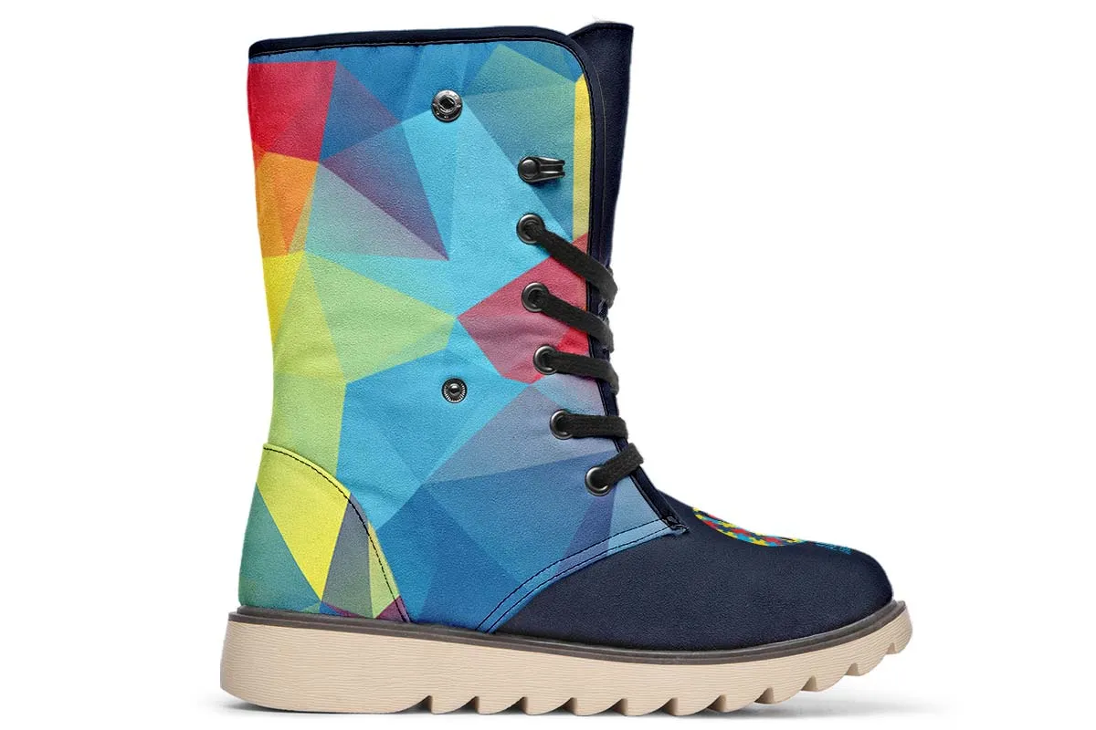 Colorful Autism Polar Vibe Boots