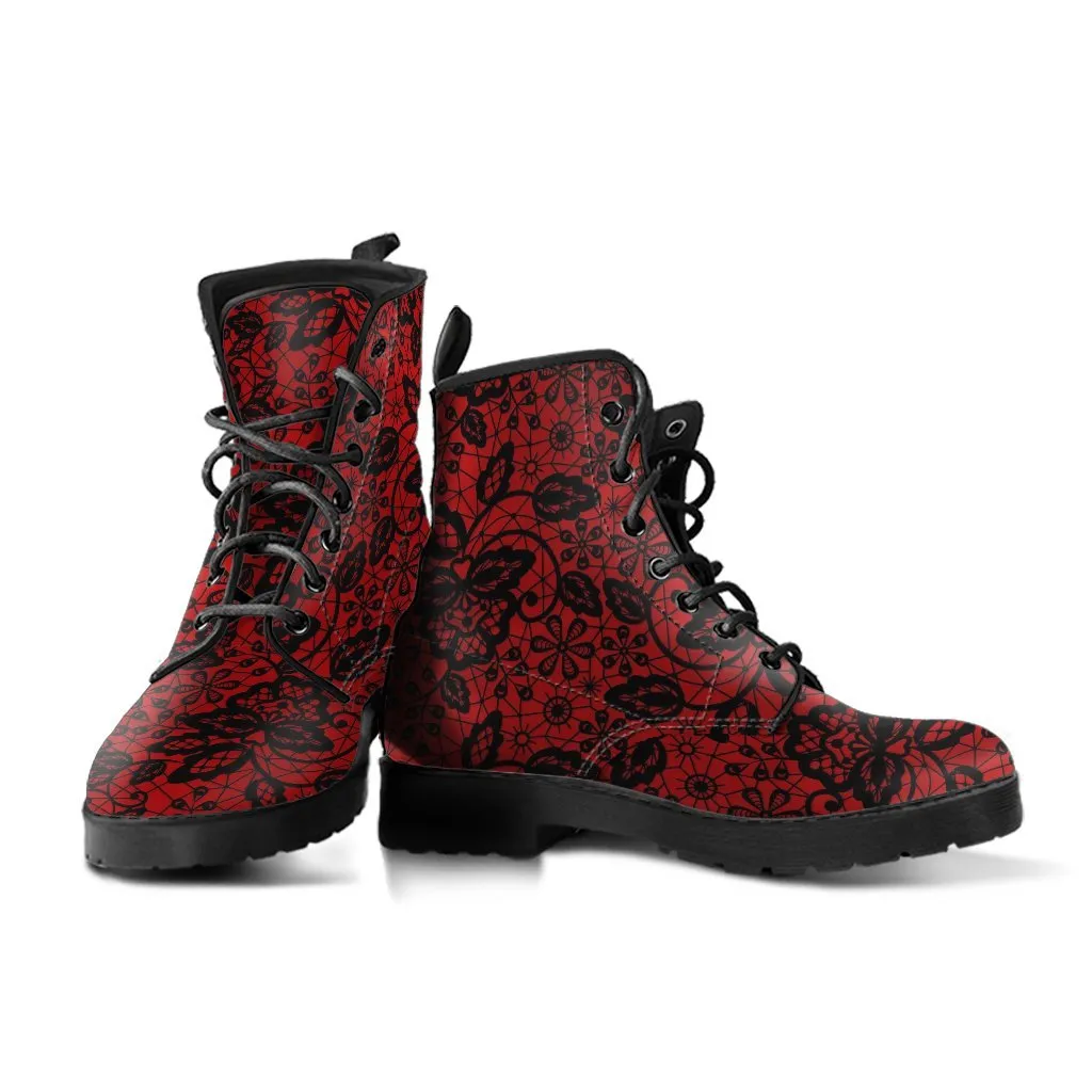 Combat Boots-Pattern 119 Red
