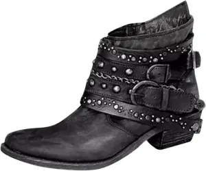 Combat Boots Womens Ankle Ankle Booties for Women Dressy Womens Fashion Boots Fall Work Boot Shoe Laces Men Fashion Round Toe Lug Sole Low Heel Chelsea Fashion