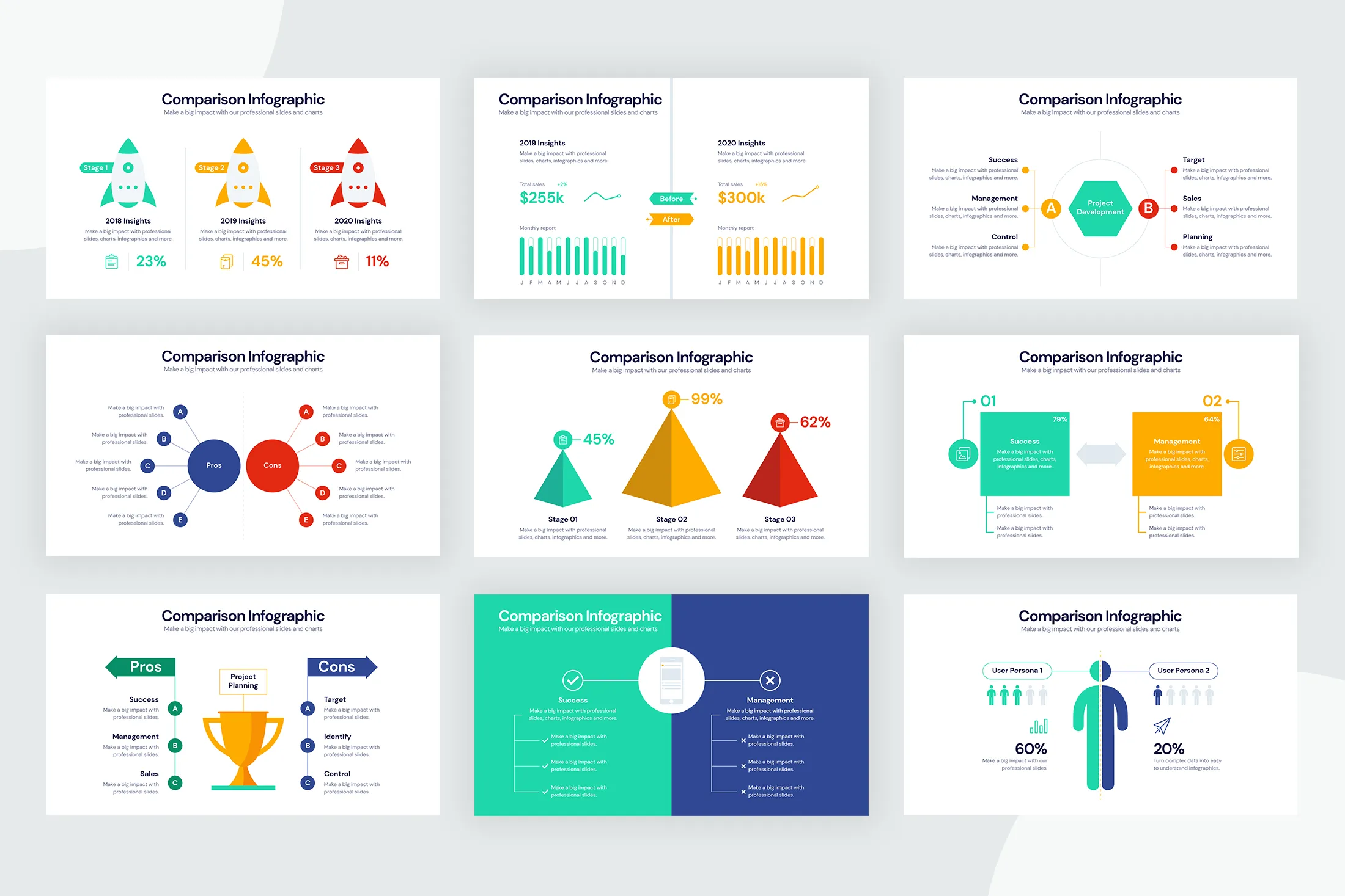 Comparison Infographic Templates