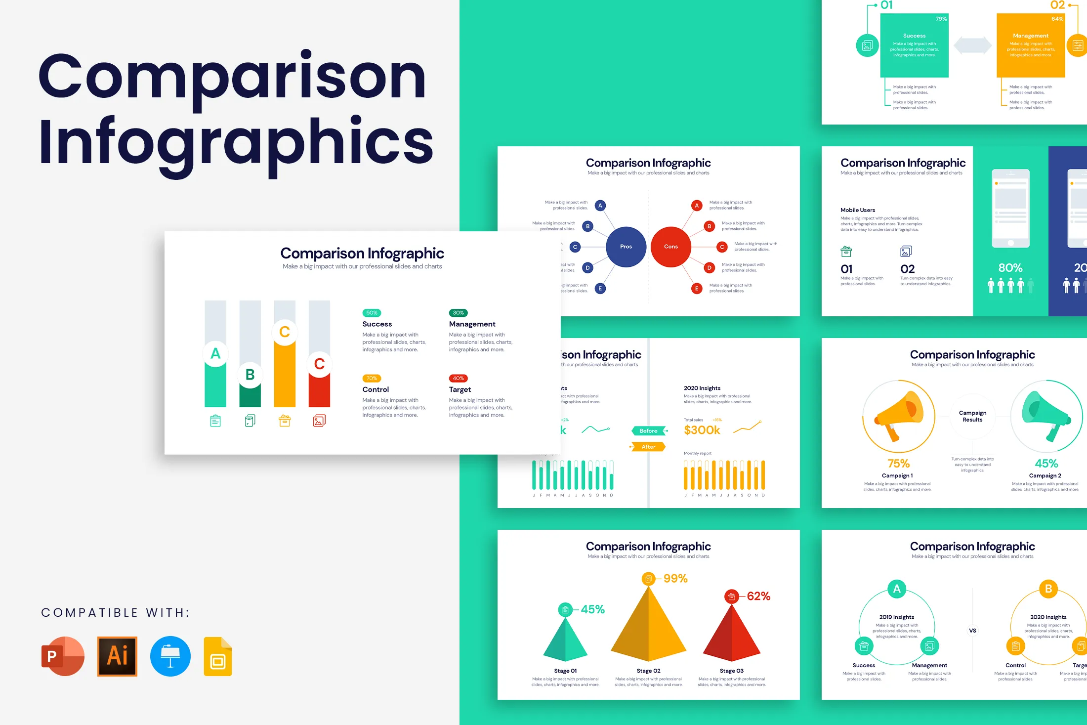 Comparison Infographic Templates
