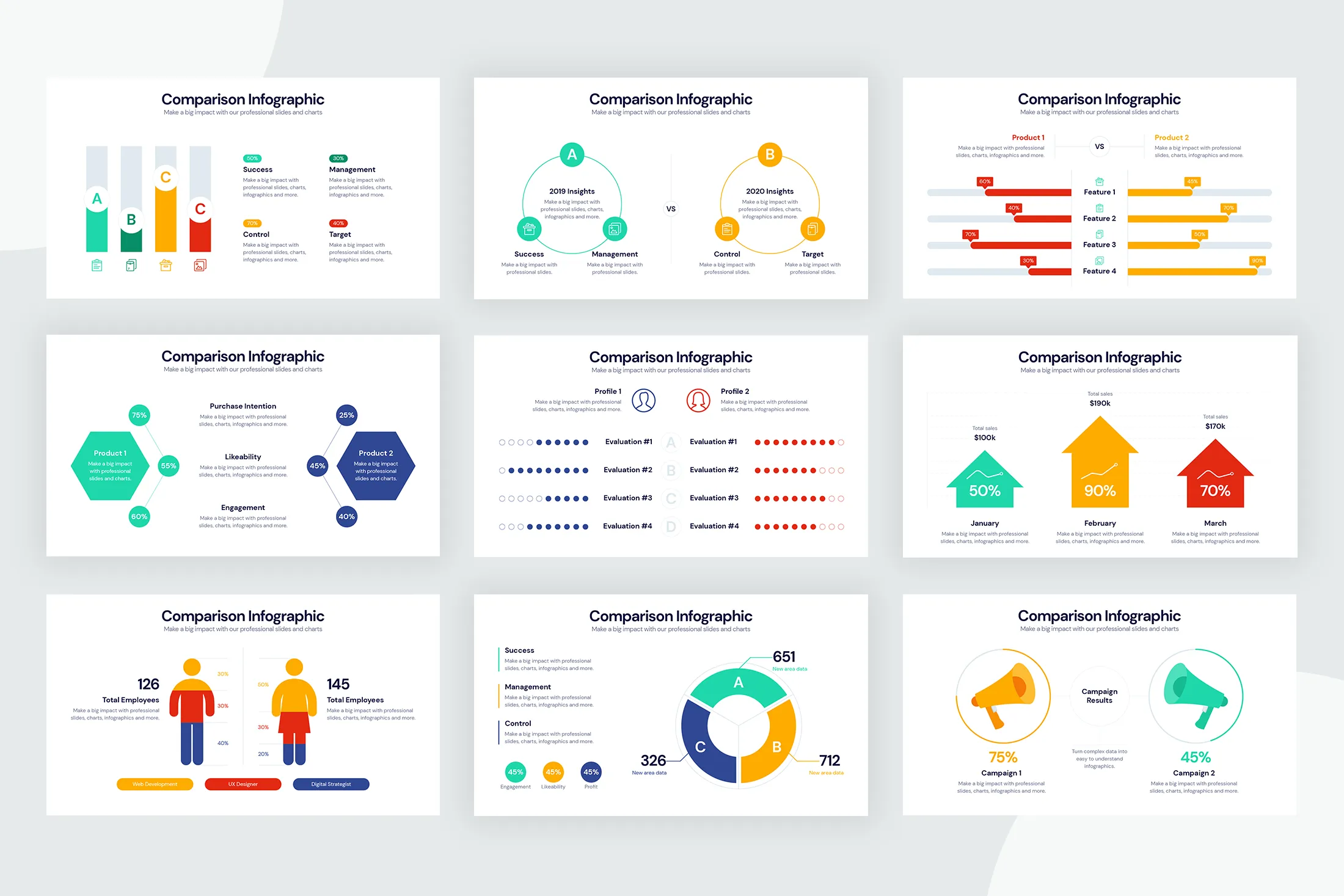 Comparison Infographic Templates