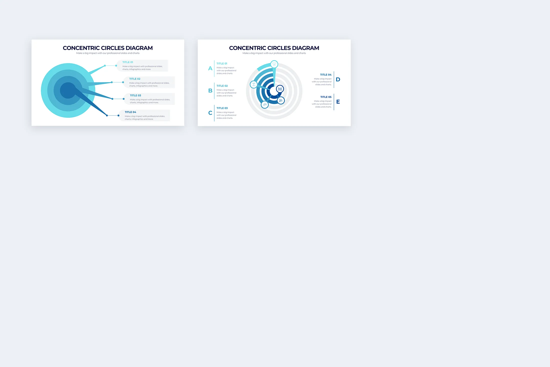 Concentric Circle Google Slides Infographic Template
