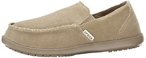 Crocs Men's Santa Cruz Slip-On Loafer,Khaki/Khaki,12 (D)M US