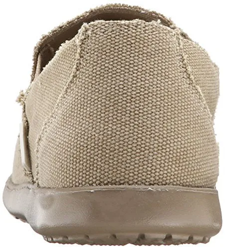 Crocs Men's Santa Cruz Slip-On Loafer,Khaki/Khaki,12 (D)M US